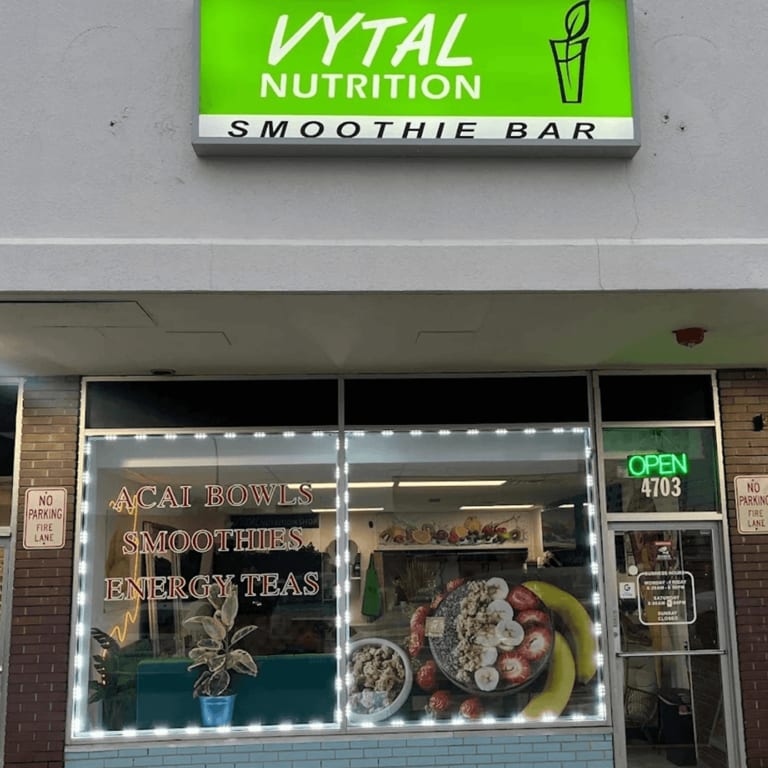Welcome to Vytal Nutrition Smoothie Bar