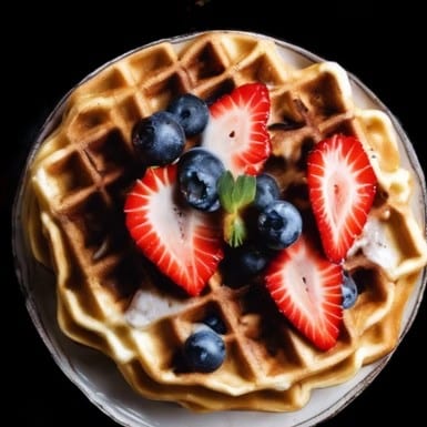 Protein Waffle Bowl.
