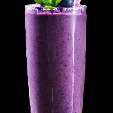 Blueberry Coconut Smoothie.
