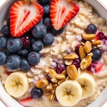 Warm Oatmeal Bowl.