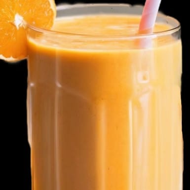 Orange Pineapple Banana Smoothie.